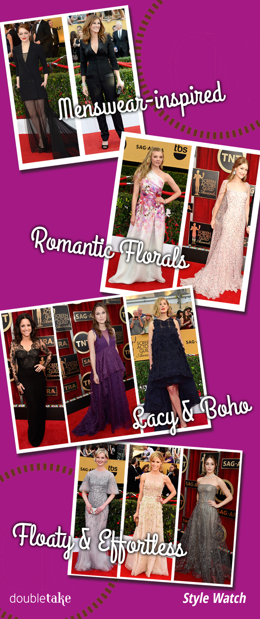 StyleWatch: Top Ten Picks from the SAG Awards 2015